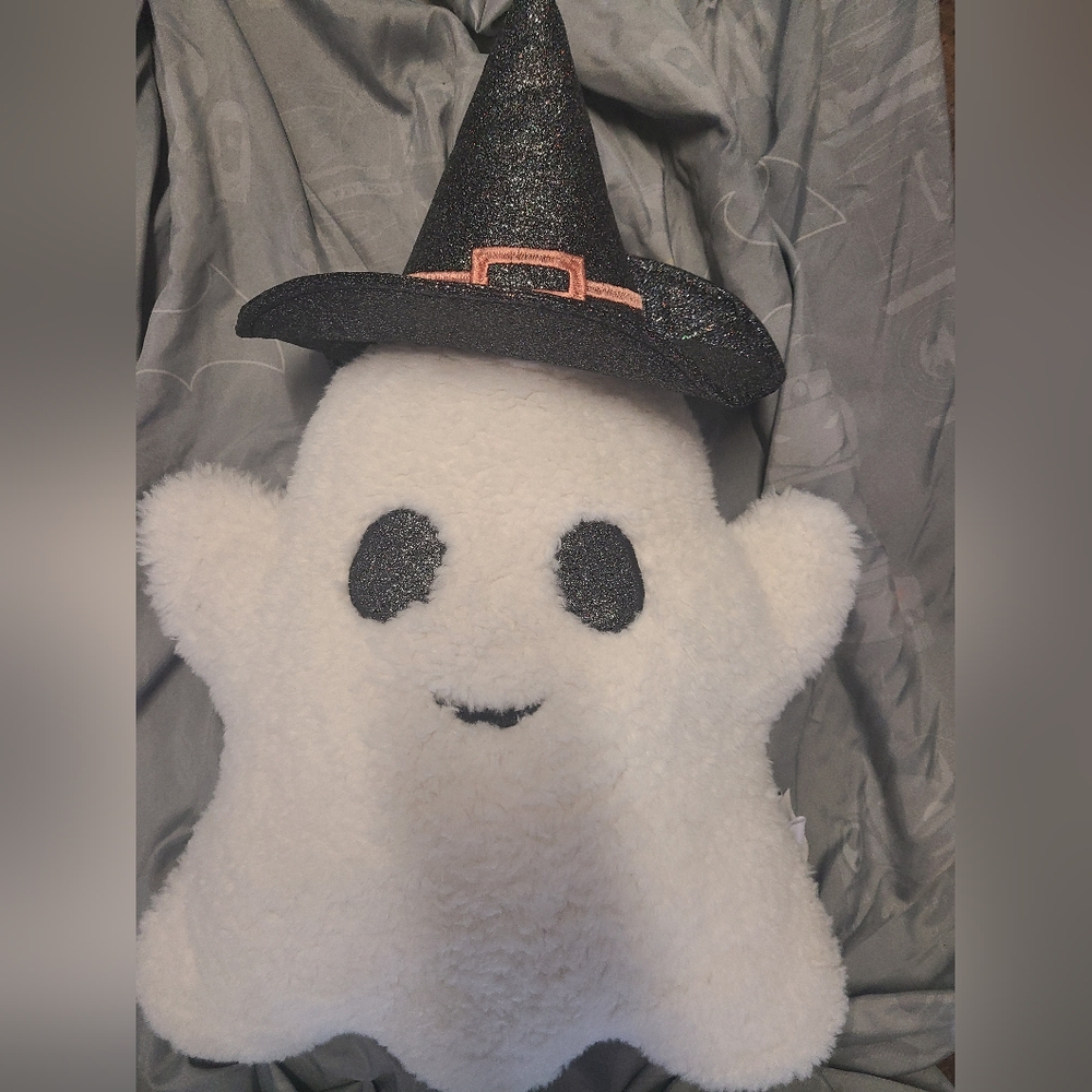 Martha Stewart Ghost Plush with Witch Hat